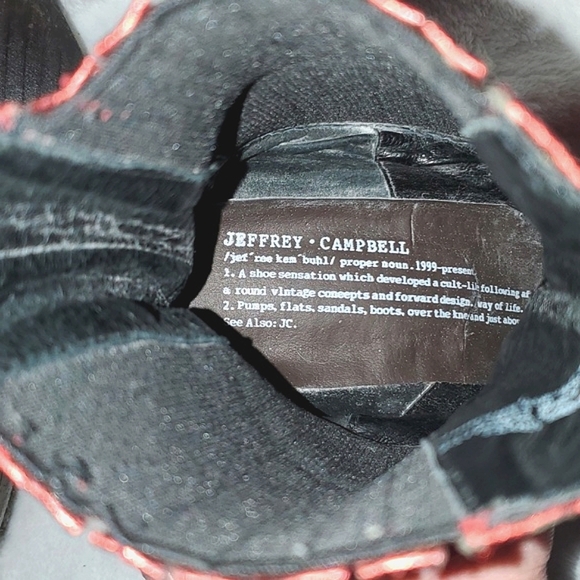 Jeffrey Campbell Metallic Western Ankle Boots Size 7 - Picture 5 of 16